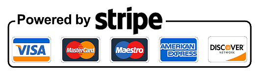 Accepted payment methods: Visa, Mastercard, American Express, Discover